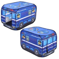 NAMIOT SAMOCHÓD POLICJA SKŁADANA ZABAWKA DLA DZIECI GRATIS CZAPKA POLICYJNA