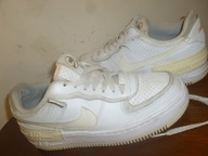 BUTY - NIKE AIR FORCE 1 DAMSKIE -R-40-WKL-25,5CM-SKÓRA NATURALNA.