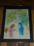 MARC CHAGALL - DAPHNIS AND CHLOE - "Dafnis i Chloe" - 1977 rok
