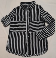 bluzka koszula damska L rozpinana z kołnierzykiem zwiewna