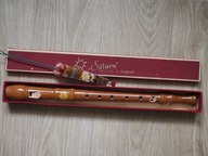 FLET PROSTY DREWNIANY SATURN C-SOPRAN - MADE IN GDR - GRAMY DLA WOŚP