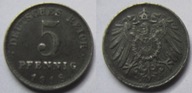 Niemcy 5 Pfennig 1918 A