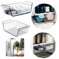 KOSZYK PODWIESZANY POD PÓŁKĘ SZAFKĘ ORGANIZER PÓŁKA KUCHENNA ŁAZIENKOWA