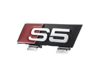 Emblemat 3D ABS Chrom Czarny S5 w Grill Do Audi