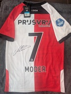 Koszulka Feyenoord 24/25 JAKUB MODER z autografem