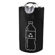 Duży Składany Kosz na Butelki - Pojemnik Segregacja - 72x38 cm 90L