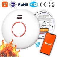 BEZPRZEWODOWY CZUJNIK DYMU CERTYFIKOWANY SMART TUYA WIFI DETEKTOR
