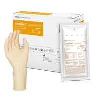 Rękawiczki jednorazowe lateksowe chirurgiczne Mercator Medical r. 8,5 .