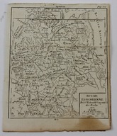 Russie Rosja europejska mapa Robert de Vaugondy 1750 r