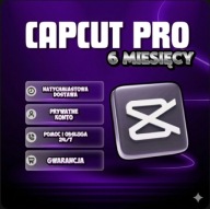 CapCut Pro | 6 Miesięcy Premium | Natychmiastowa Dostawa | Konta Prywatne