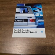 VW Volkswagen Golf I Mk 1 Golf Cabriolet i Cabriolet Quartett 1992