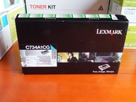 Toner Lexmark C734A1CG cyan C734/C736 Oryginał