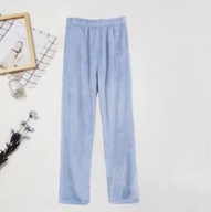 Damskie spodnie z ciepłego polaru koralowego – NIEBIESKIE / RÓŻOWE / SZARE