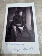 Kartka z autografem Filipa Pławiaka