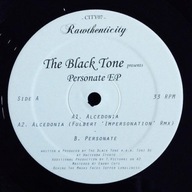 The Black Tone – Personate EP 12" TECHNO, MINIMAL, DEEP HOUSE