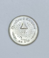 TAJLANDIA - 10 baht 1971 - RAMA IX - kolekcjonerska - 25-lecie - UNC