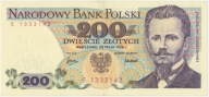 POLSKA 200 ZŁOTYCH 1976 SERIA E RZADKOŚĆ L9