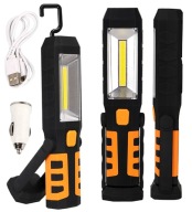 LAMPA WARSZTATOWA LATARKA DO AUTA LED COB 3w1 DO WARSZTATU Z AKUMULATOREM