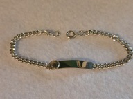 Piękna bransoletka ze srebra z Lourdes