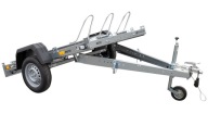 PRZYCZEPKA NA TRZY MOTOCYKLE UNITRAILER LAWETA UNITRAILER MOTO 3 DMC 750 KG