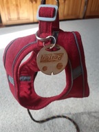 SZELKI BEZUCISKOWE SPACEROWE REGULOWANE ODBLASK DLA KOTA + SMYCZ ROZMIAR S