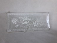 SZKLANA PATERA TALERZ