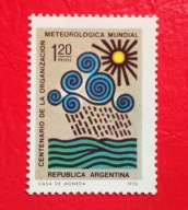 ARGENTYNA 1973 meteorologia czyste**