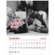 Nagie dziewczyny sexy girls kalendarz 2026 akty femme women erotic art