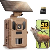 Kamera Leśna VIDVIS Trail 4K 64MP WiFi Solar Noktowizor IP66