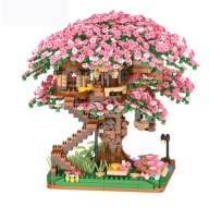 KLOCKI JAPOŃSKIE DRZEWKO 2008KLOCKÓW DRZEWO KWITNĄCEJ WIŚNI