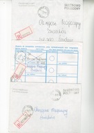 "R"Borne Sulinowo-trzy koperty polecone