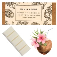 Wosk Sojowy Zapachowy do Kominka - Wax Melt - zapach: RUM & KOKOS