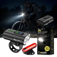 Lampka rowerowa Lertz przednia akumulatorowa 1300 lm 13 trybów czarna