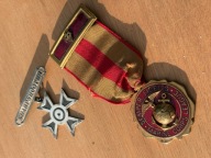 Medal US Marine Corps League i odznaka Snajpera
