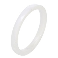 85059 Pierścionek ceramiczny 2mm szlifowany średnica 18 mm biały