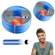 WĄŻ OGRODOWY NIESKRĘCAJĄCY SIĘ 6 WARSTWOWY NIEZAGINAJĄCY 1/2" 50 M MOCNY