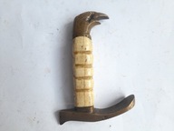 Stara rękojeść szabla/tasak z głową orła oryginał