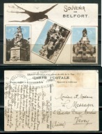 K23769)Francja: Belfort, Mehrbildkarte, wyslany 1928