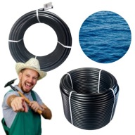 RURA MONTAŻOWA 16 NAWADNIANIE PE WĄŻ 50 M 16MM SZCZELNA 50M DO NAWADNIANIA