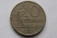 10 CENTAVOS 1967 R. BRAZYLIA - CL430