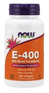 Now Foods Witamina E-400 (mieszanka tokoferoli) - 100 kapsułek