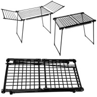 SUSZARKA NA PRANIE SKŁADANA STALOWA W KOLORZE CZARNYM 25 kg GOCKOWIAK