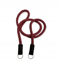 Pasek do aparatu bawełna bordowo-różowy analog