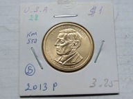 1 dolar 2013 Woodrow Wilson, mennica Philadelphia holder seria prezydenci