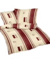 pościel bawełna lux 160x200 + 2x70x80 guzik B 174-1 b-x