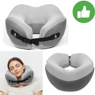 PODUSZKA PODRÓŻNA ROGAL NA SZYJĘ MEMORY PIANKA ZAGŁÓWEK SZARA