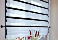 firanki firany roletki PASY CZARNE panele woal