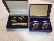 STARE SPINKI do MANKIETÓW z PRL 2 pary