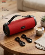 Głośnik Bezprzewodowy Bluetooth Decibel Aerial 2 z Subwooferem – Czerwony