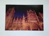 Hiszpania - katedra Santa Maria de la Regla (XIII–XV w) w LEON - pocztówka